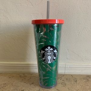 Starbucks Palm Leaf Venti Cold Cup